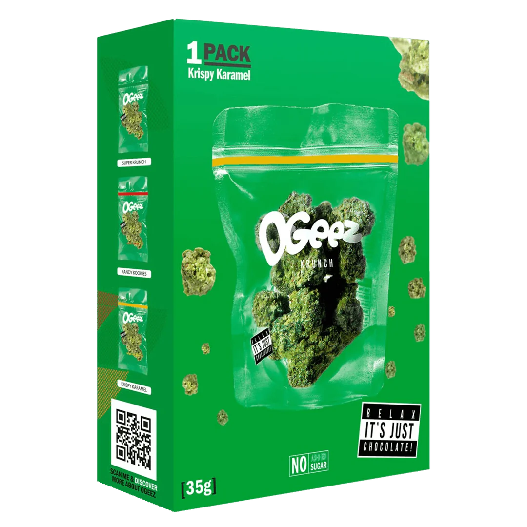 OGeez Chocolate - Krispy Karamel 35g