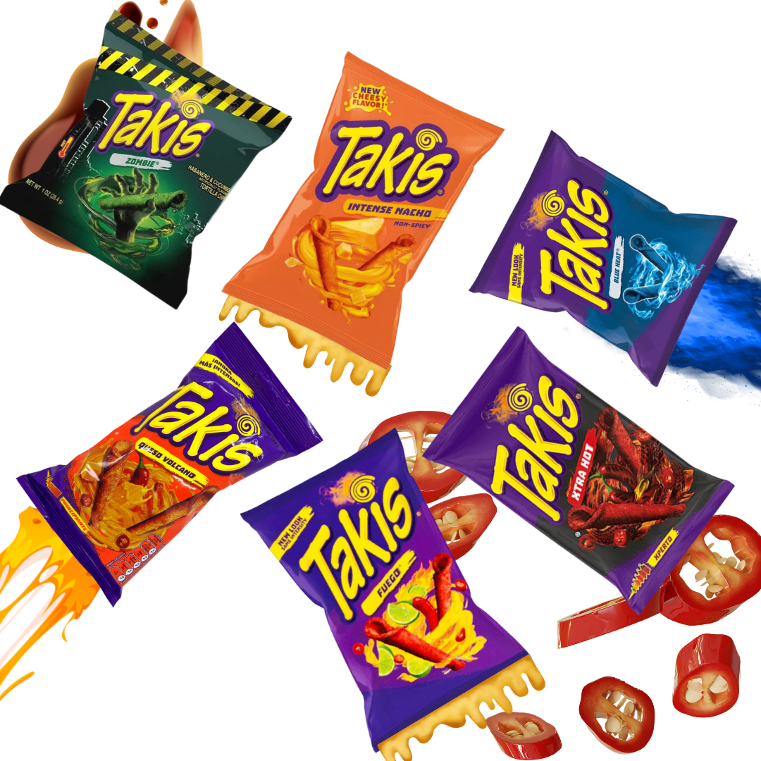 Takis Geschmacksexplosion: Sechs scharfe Abenteuer in einem Bundle