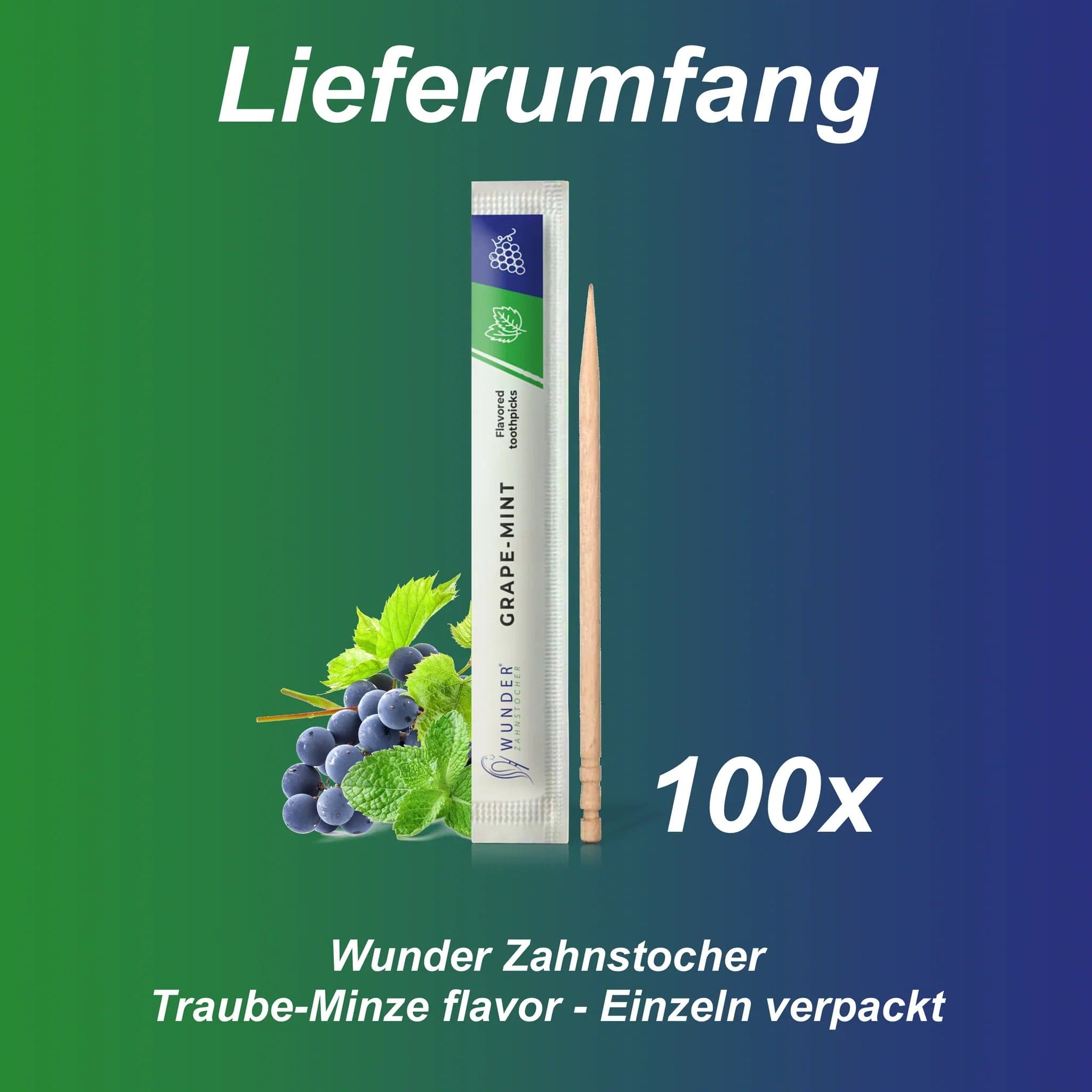 Single Pack (100x) - Traube/Minze